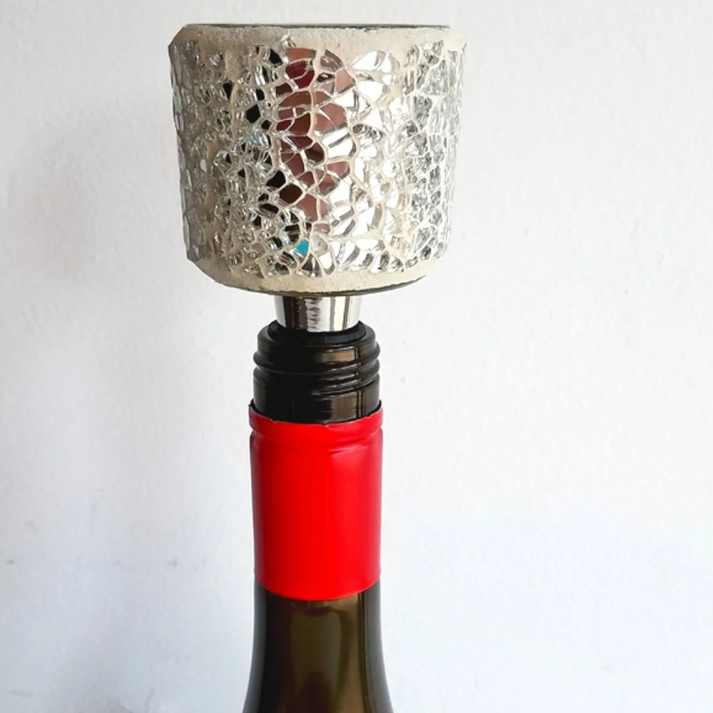 Mosaic Candle Bottle StopTopper